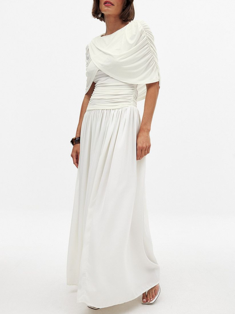 Draped Overlap Cape Top