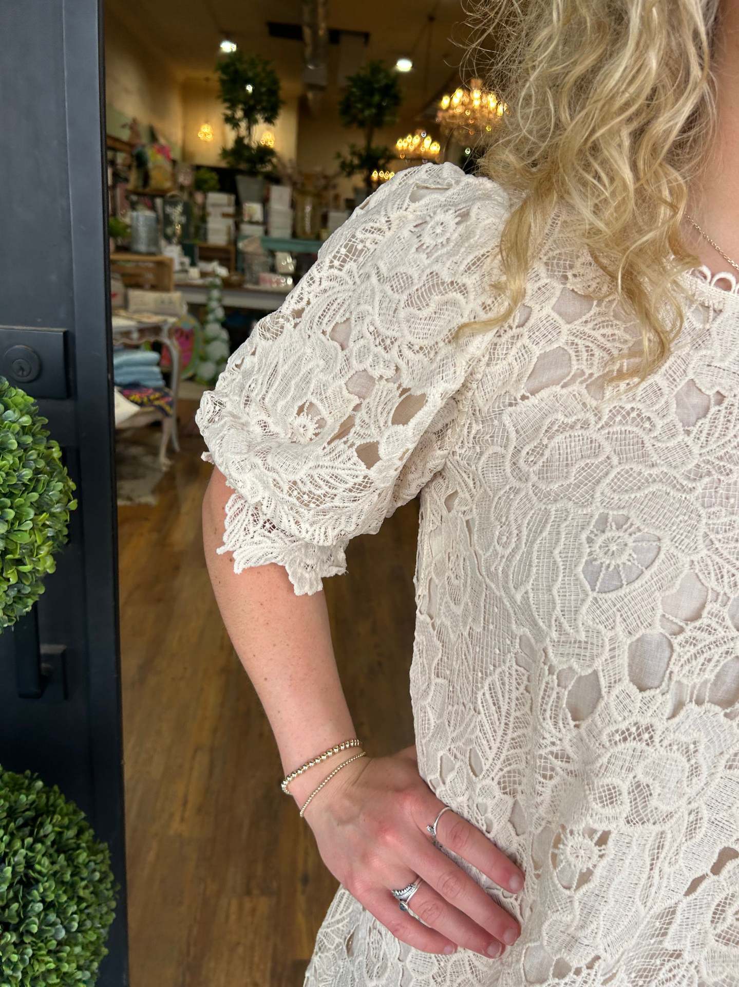 Elegant Comfy  Lace Short Dress