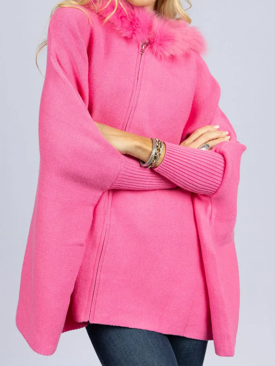 Hooded Sweater Coat Knitted Cardigan