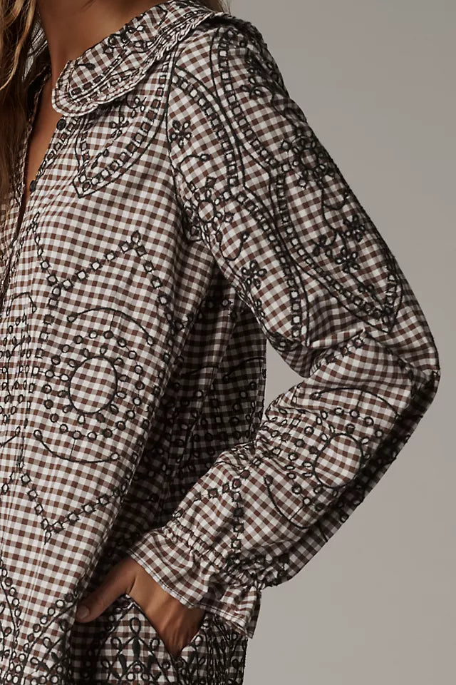 Keira Long Sleeve Shirt Dress