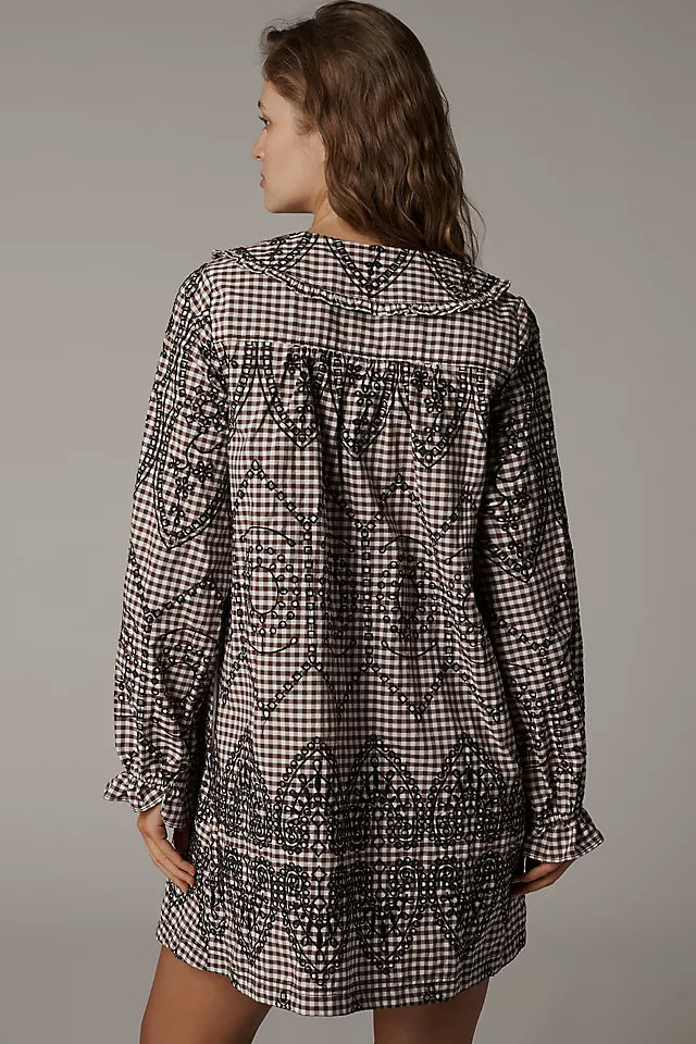 Keira Long Sleeve Shirt Dress