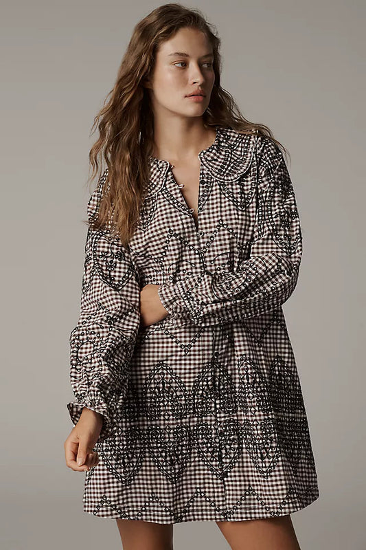 Keira Long Sleeve Shirt Dress