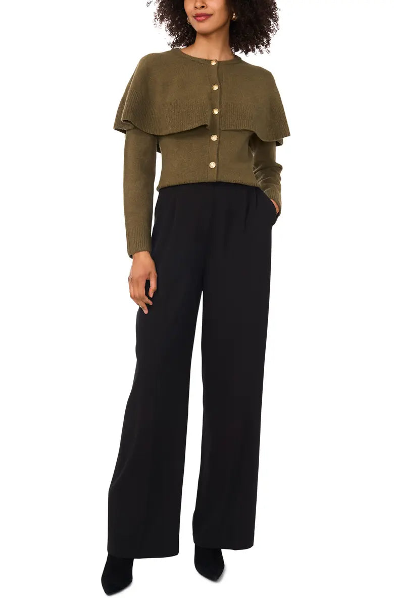 Cape Detail Cardigan