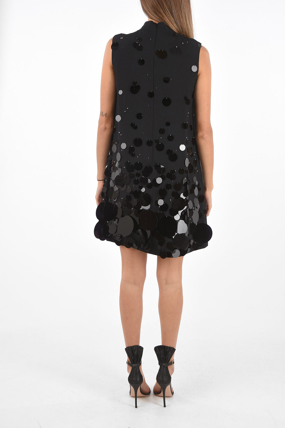 Chic Sleeveless Sequined Dress