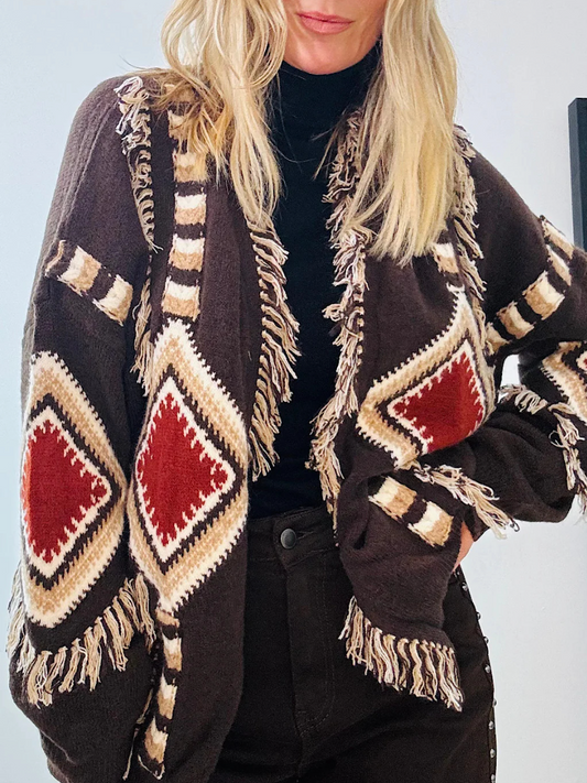 Cool Hippy Chick Cardigan