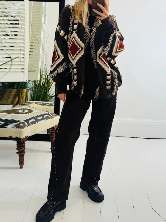 Cool Hippy Chick Cardigan