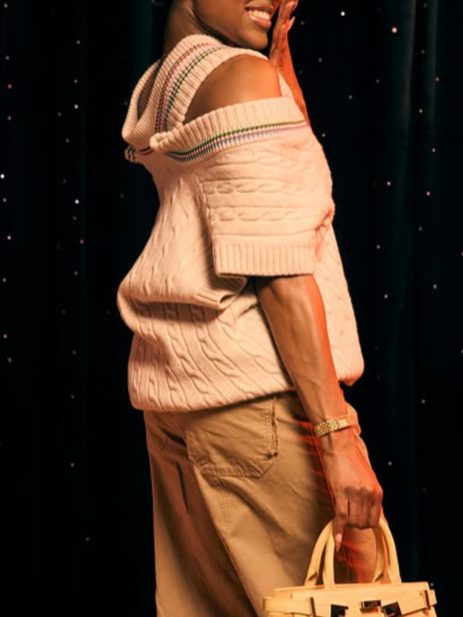 Cable Knit Wool-blend Sweater